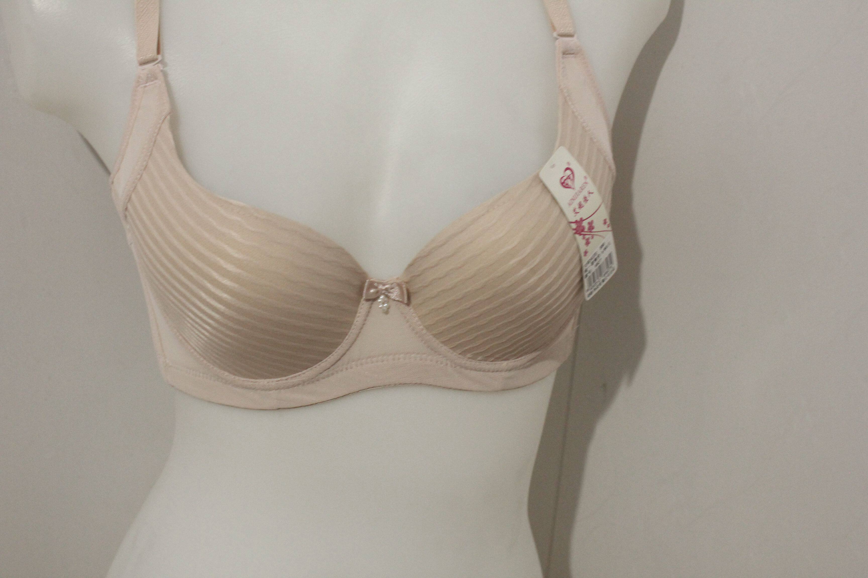 诗妍聚拢丰胸女士性感中厚背心式立挺杯无钢圈舒适内衣文胸6827