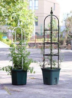 Flower support pole, rose flower frame, pergola net, outdoor