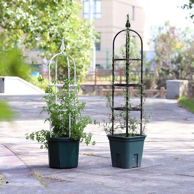 Flower support pole, rose flower frame, pergola net, outdoor