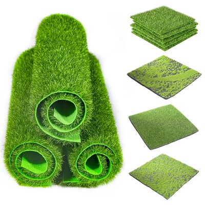15/30cm Artificial Lawns Turf Carpets Fake Sod Grass Mat Gar