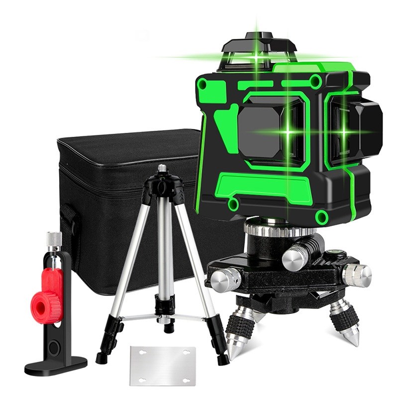 JOYLIVE Glistening Green 12-Line Laser Level Meter Automatic