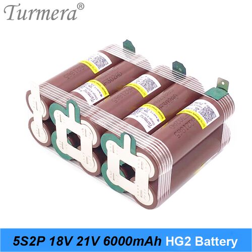 18650 HG2 2S 3S 4S 5S 6S 8S 3000mAh 6000mAh 20 amps 7.4V 12