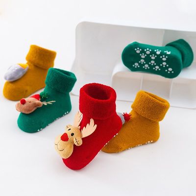 Christmas Baby Socks Thickened Warm Merry Christmas Gifts Sa