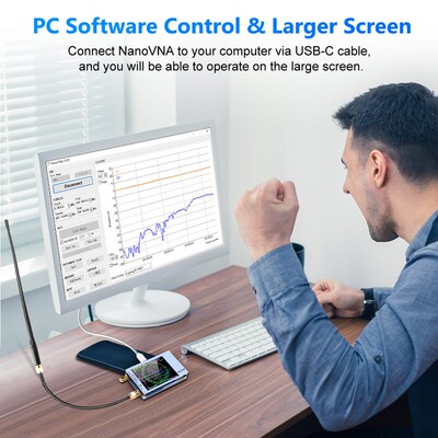 2.8 inch LCD Display NanoVNA Nano VNA Vector Network Analyze