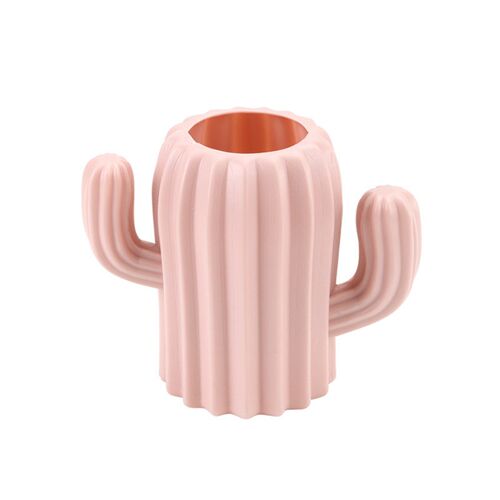 Cute Novelty Cactus Design Pen Plastic Pencil Holder Display