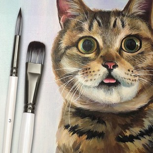 Paint Brushes Set for Art Acrylic Gouache Oil Watercolor Art