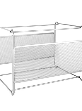 Magazine Rack File Folder Box Storage Crate Stationery Home