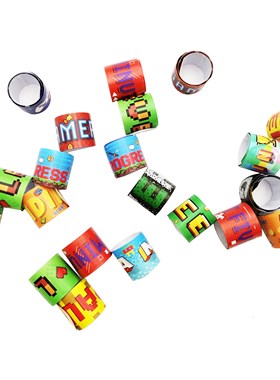 Game Printing Slap Bracelets Boom Explosion Symbol Game Them