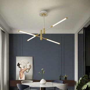 Nordic chandelier living room simple modern style atmosphere