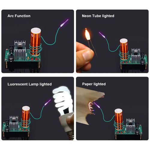 Mini Tesla Coil DIY Kit DC 15-24V 15W Tesla Music Coil Plasm