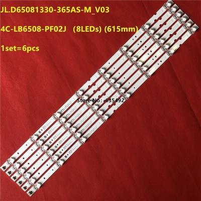 615mm LED strip 8 lamp For TCL 65''TV JL.D65081330 365AS M_