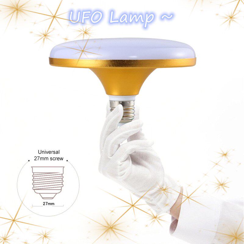 LED Lamp Golden UFO Energy Saving Bulb UFO Lamp Bombilla 12