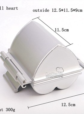 4 designs round heart shaped cylinder open and shut anodisin