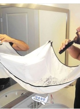 120x80cm Man Bathroom Apron Black Beard Apron Hair Shave Apr
