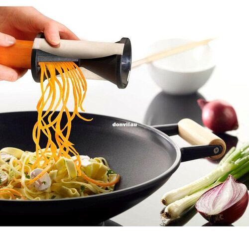 Spirelli Grater Slicer Compact Funnel Julienne Spiral Twiste