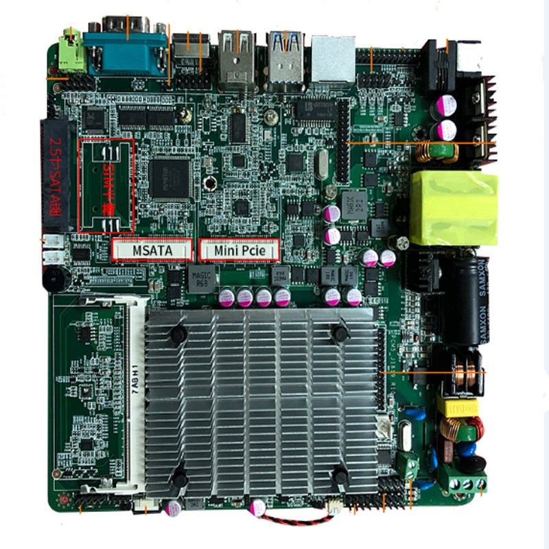 Main board low cost intel celeron J1900 processor itx indust