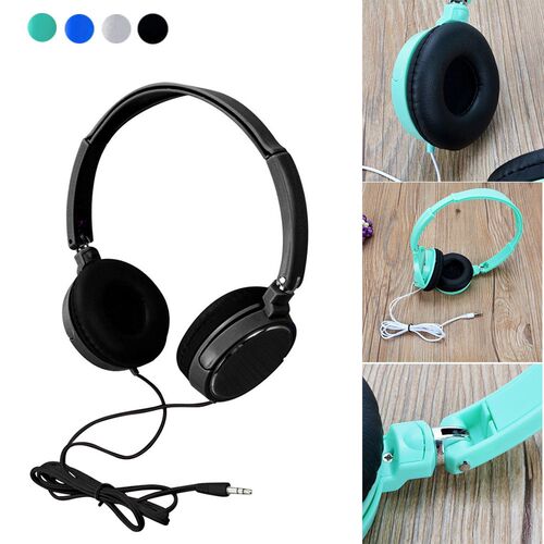 Airpods 3.5MM Wired Connector Wire Headphones On Ear Foldab