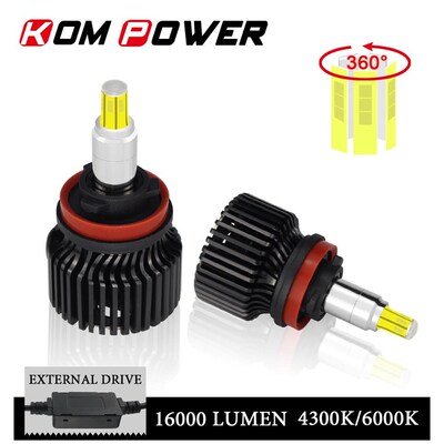 Auto Headlights Led H11 3D 360° Full Light H7 H1 9005/HB3 9