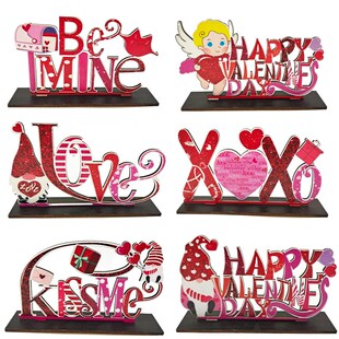 Valentine's Day Wooden Crafts Decor New Love Kiss Cupid Be M