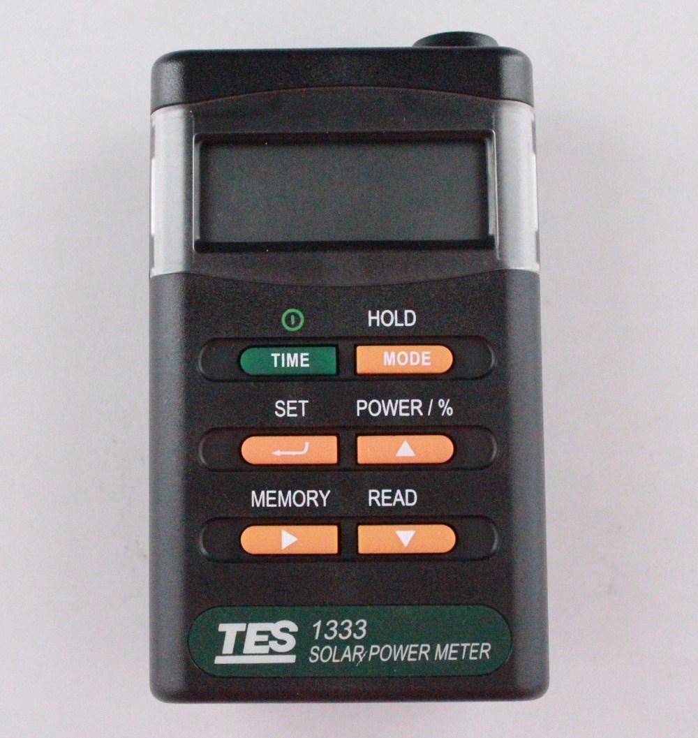 -1333 Solar Power Meter Digital Radiation Detector Cell Ener