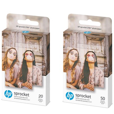 HP Sprocket Zink Paste Photo Paper 2*3inch Sprocket 2-in-1 f