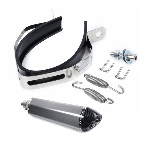 1pc 470mm Motorcycle Exhaust Muffler Pipe Detachable DB Kill