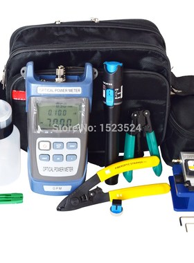 12pcs/set FTTH Fiber Optic Tool Kit with Fiber Cleaver -70~+