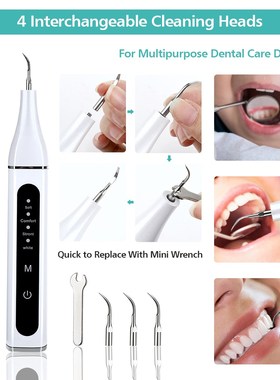 Home Ultrasonic Calculus Remover Dental Scaling Electric Por