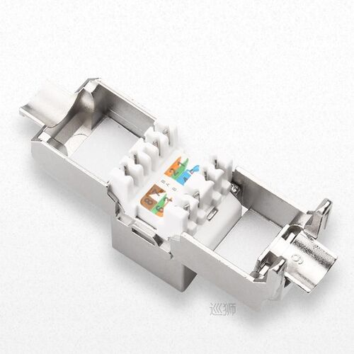 12/24pcs RJ45 Keystone Cat7 Cat6A Shielded FTP Zinc Alloy Mo