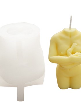 3d Body Candle Mold Silicone Wax Mould Lactating Female Desi