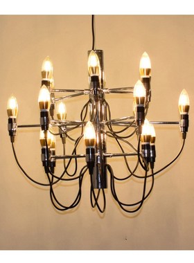 Nordic retro living room chandeliers simple restaurant penda