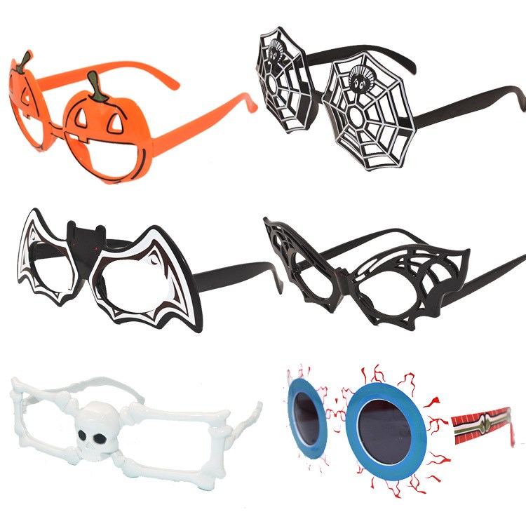 Halloween Glasses Masquerade Party Funny Pumpkin Skull Spide