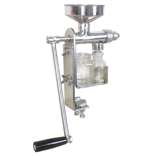 JamieLin Stainless Steel Home Manual Oil Press Machine Olive