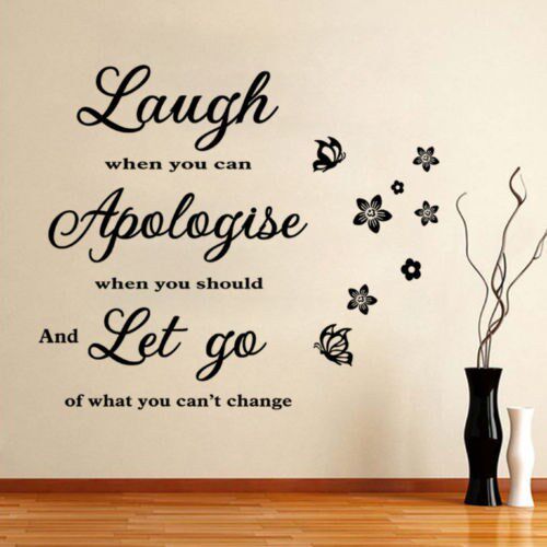 lets Quote Wall Sticker Words Decals Vinyl Art w