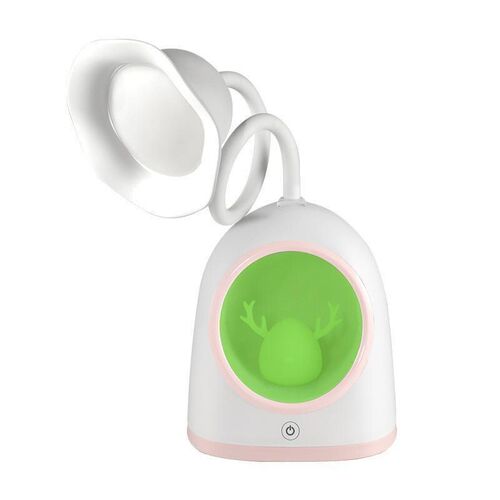 LED Snow Deer Table Lamp USB Charging Tabletop Reading Learn