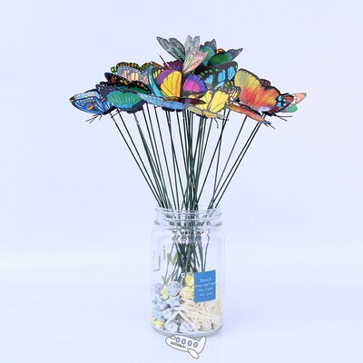 Bunch of Butterflies Garden Yard Planter Colorful Whimsical