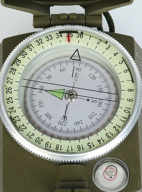 New Professional Military Army Metal Sighting Compass Clinom