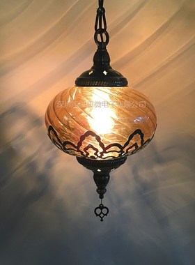 Newest style urkey ethnic customs Hollow carving lamp Romant