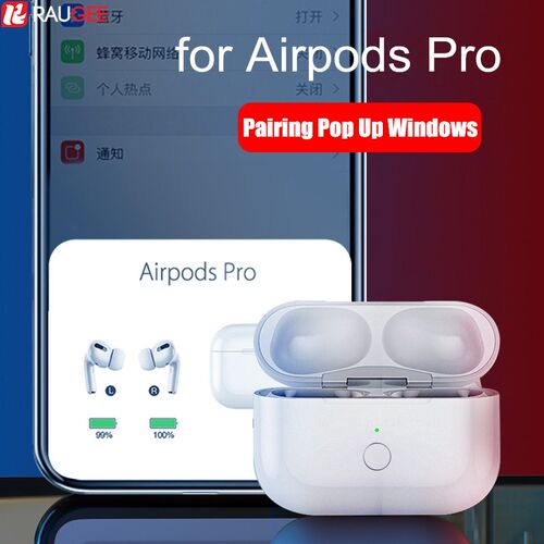 Qi Wireless Charging Case for Airpods Pro Replacement 660mA