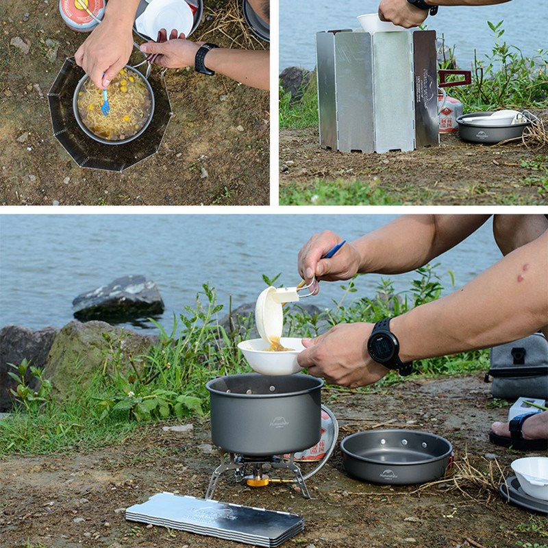 Camping Stove Windshield Camping Gas Cooker Burner Windproof