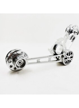 Folding bicycle chain tensioner for folding brompton bicycle