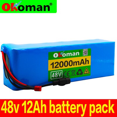 48 v 12ah 13s3p High Power 18650 Electric Motorcycle Battery