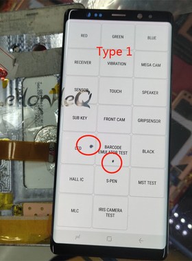 Original LCD with Dead spot For Samsung Galaxy Note 8 N9500