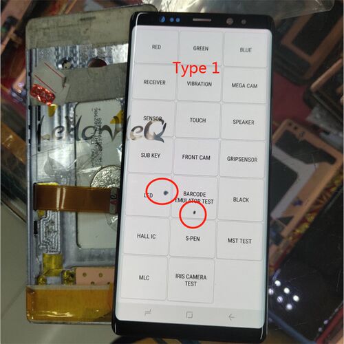 Original LCD with Dead spot For Samsung Galaxy Note 8 N9500