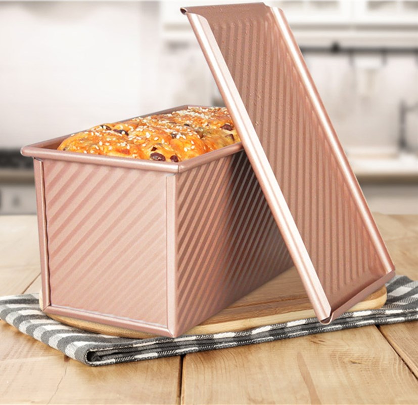 Aluminium Alloy Toast Loaf Pan Non-stick Bar Bread Cake Brow