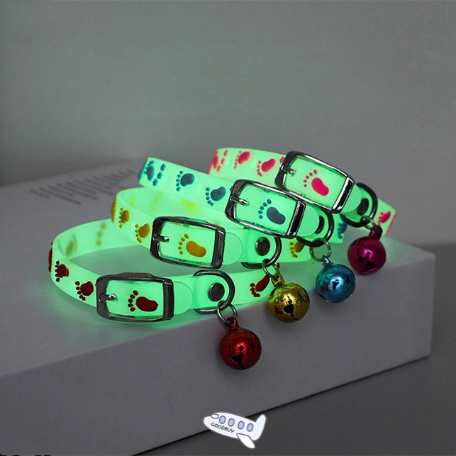 Dogs & s Collar with Glowing Bells Glow At Night  Coll