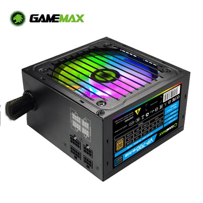 RGB PC Power Supply 700W Semi Modular 80 Plus Bronze, RGB Fa