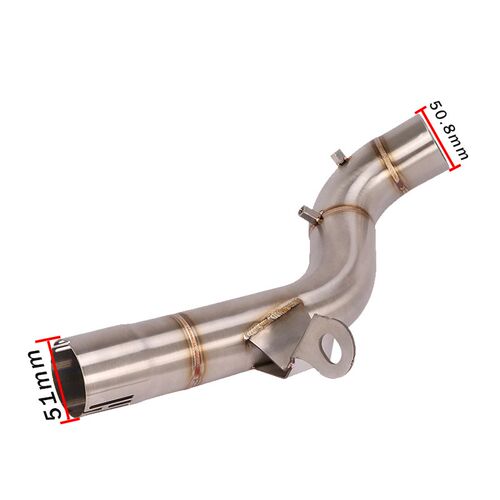 Motorcycle Exhaust Modified Stainless Steel Middle Link Pipe