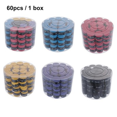 Durable 60pcs Non Slip Fabric Tapes Badminton Sweat Absorben