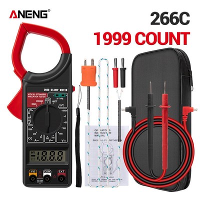 ANENG 266C Digital Current Clamp Meter Buzzer Data Hold Non